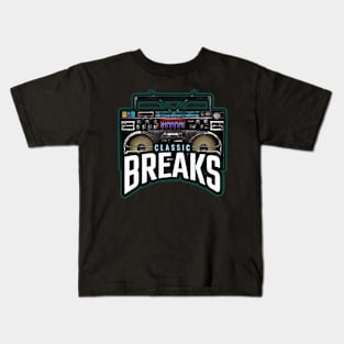 BREAKS  - Classic Boombox Kids T-Shirt